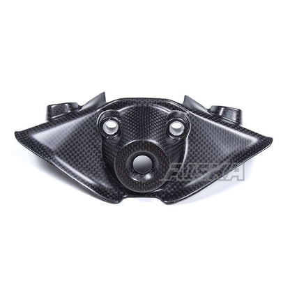 AISKA 100% 3K Full Dry Carbon Fiber Motorcycle Ignition Switch Key Block Cover for Ducati Panigale V4 V4S 2025