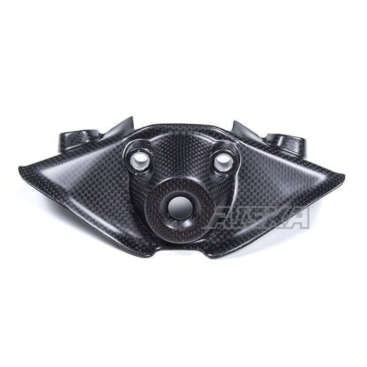 AISKA 100% 3K Full Dry Carbon Fiber Motorcycle Ignition Switch Key Block Cover for Ducati Panigale V4 V4S 2025