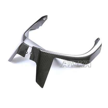 AISKA 3K Dry Carbon Fiber Motorcycle Front Trim Side Panels Radiator Cover Cowl for Kawasaki ZX10R ZX-10R 2021 2022 2023 2024