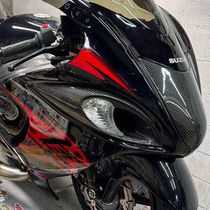 AISKA Suzuki GSX1300 R Hayabusa Gen2 2008-2020 Carbon Fiber Front Upper Fairing Ducts
