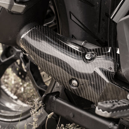 AISKA R1300GS Carbon Parts Real 3K Dry Carbon Fiber Motorcycle Silencer Exhaust Pipe Protector Fairing for BMW R1300GS 2023 2024