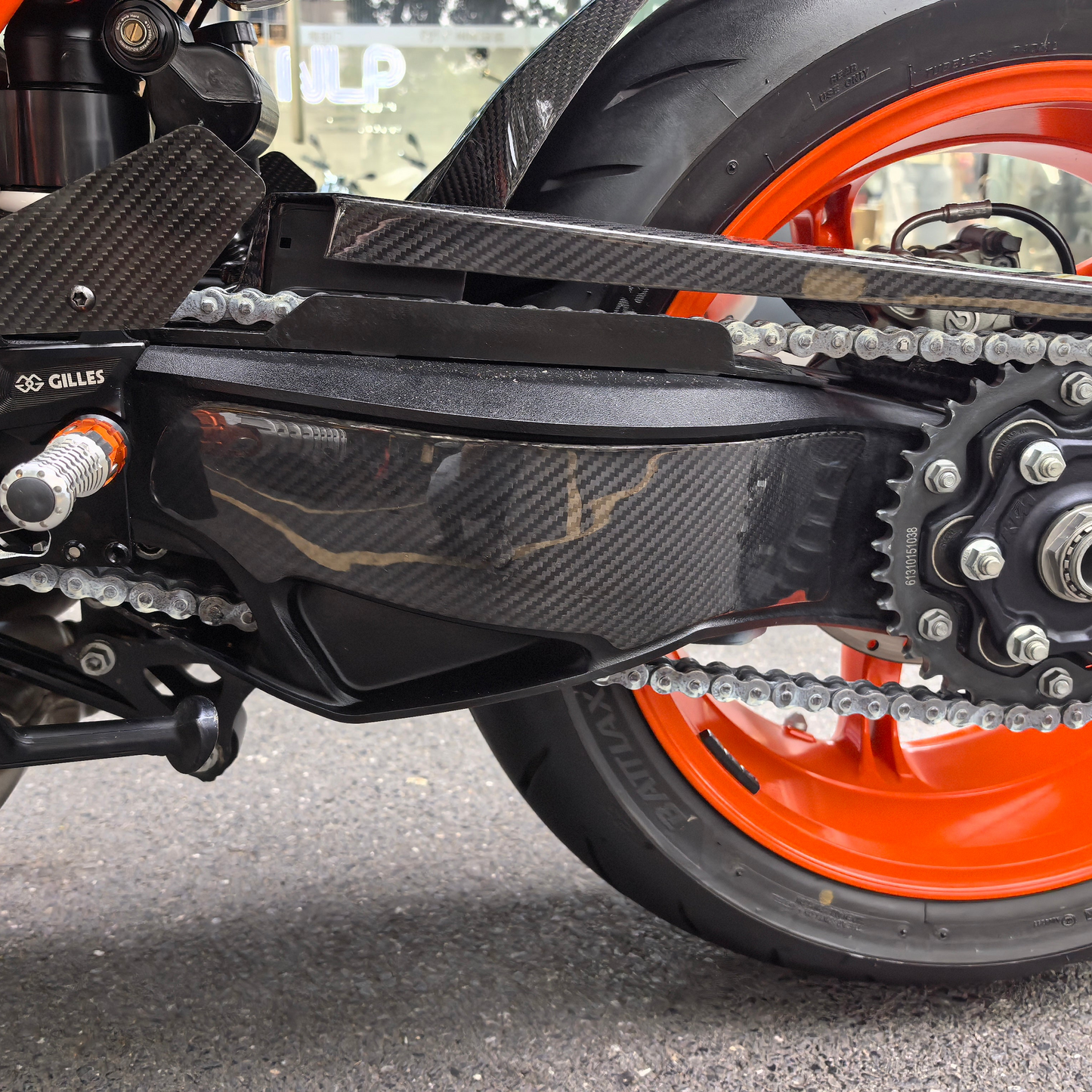 AISKA KTM 1290 Super Duke 2020-2024 Carbon Fiber Swingarm Covers