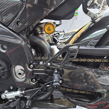AISKA Aprilia TUONO V4 2021-2025 Carbon Fiber Heel Guards