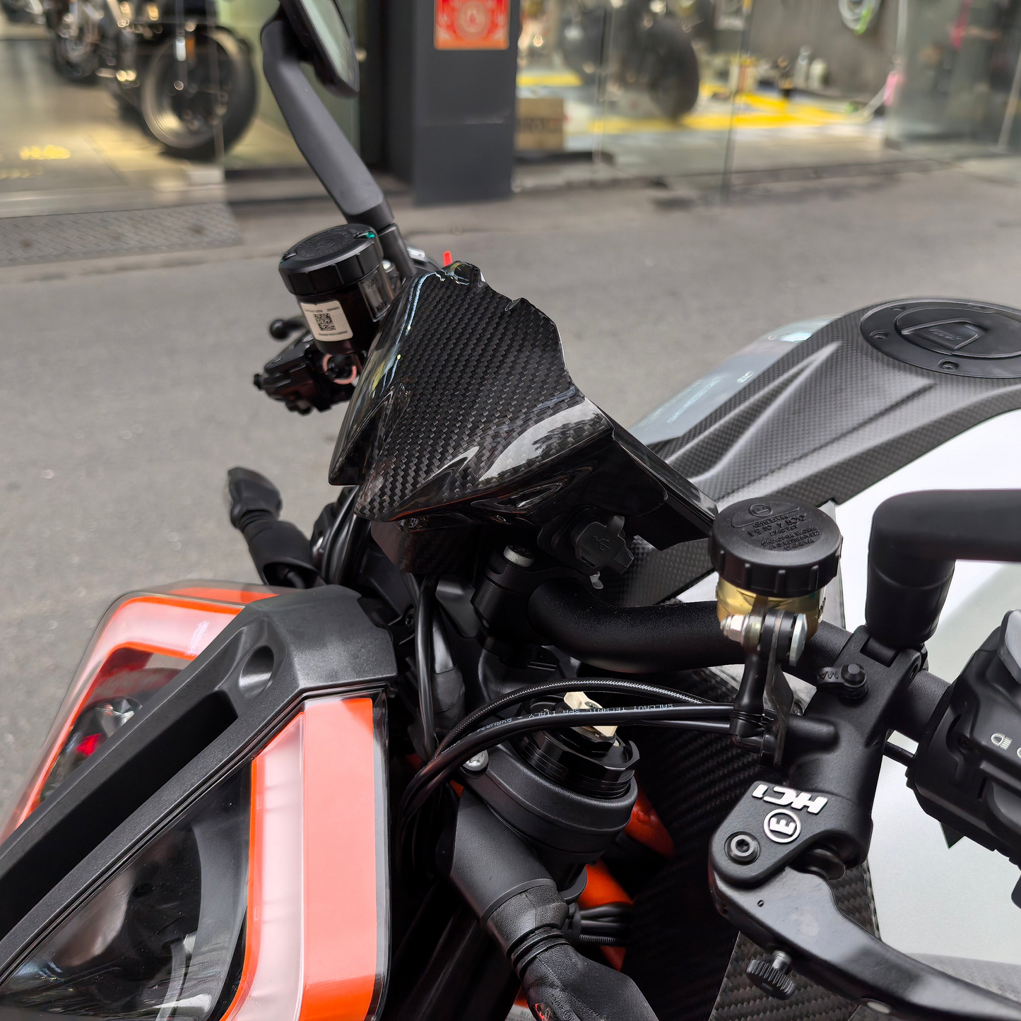 AISKA KTM 1290 Super Duke 2020-2024 Carbon Fiber Windshield