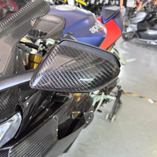 AISKA Aprilia RS660 2021+ Carbon Fiber Rear View Mirror Cover
