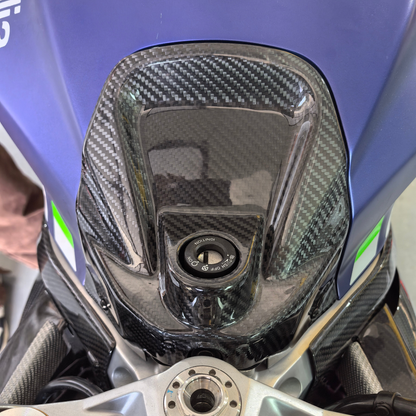 AISKA Aprilia RS660 2021-2025 Carbon Fiber Key Lock Cover