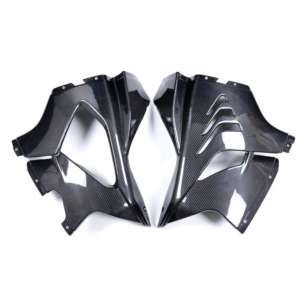 AISKA BMW M1000RR 2025 Carbon Fiber Motorcycle 1 Set Winglets Belly Pan Side Panel Front Fairing