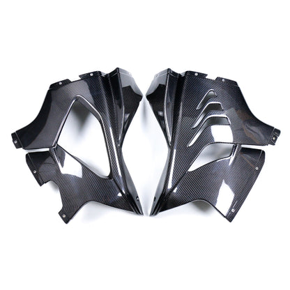 AISKA BMW M1000RR 2025 Carbon Fiber Motorcycle 1 Set Winglets Belly Pan Side Panel Front Fairing