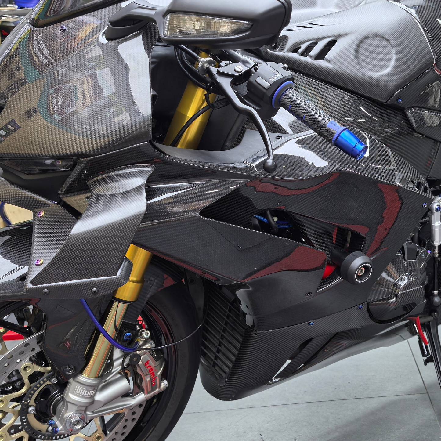 AISKA Honda CBR1000RR-R 2021-2024 Carbon Fiber Spoiler Side Panels