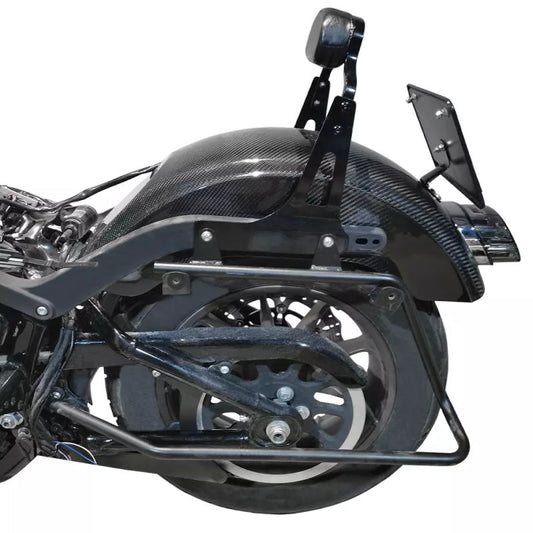 AISKA Carbon Real 3K Dry Carbon Fiber Motorcycle Chain Guard Cover for Harley Davidson Low Rider S ST 2022-2025